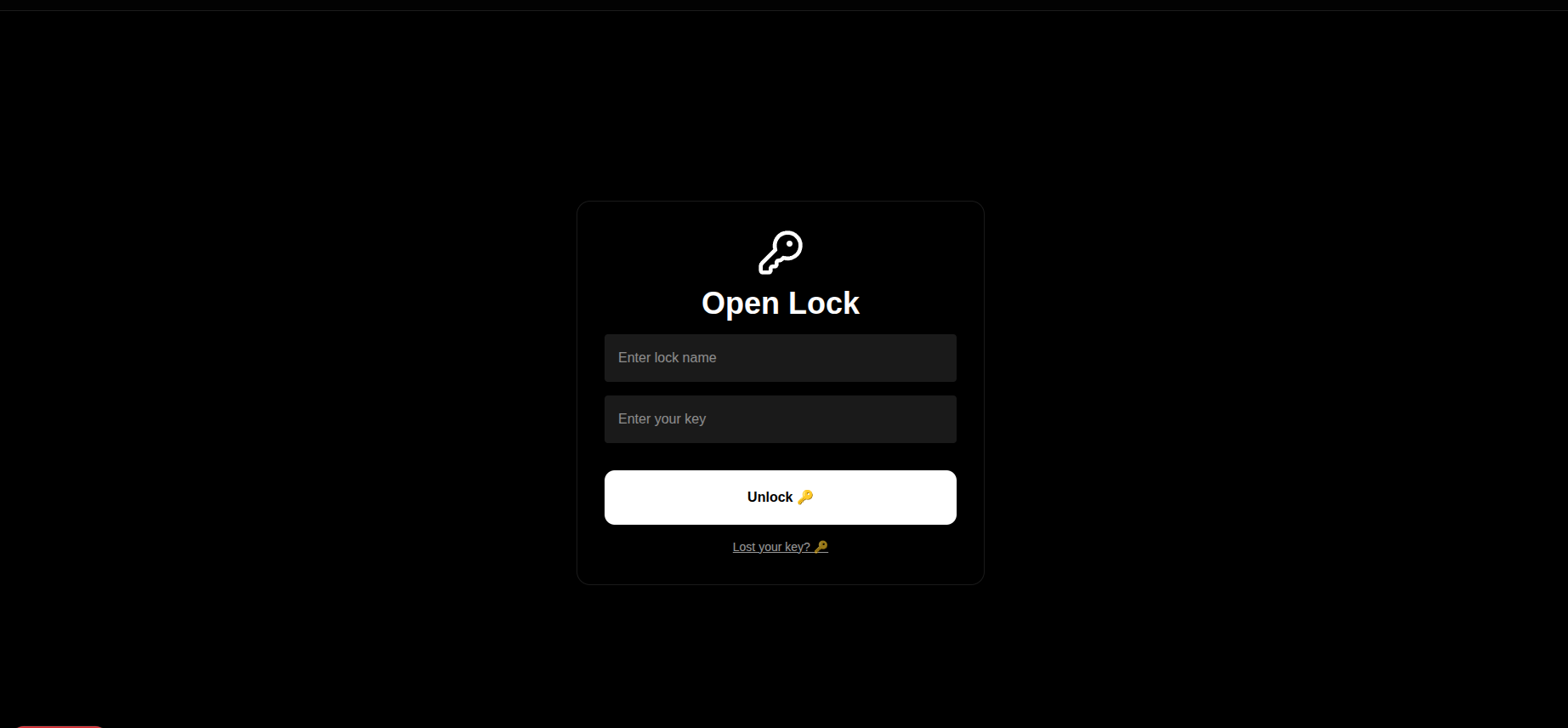 Open Lock